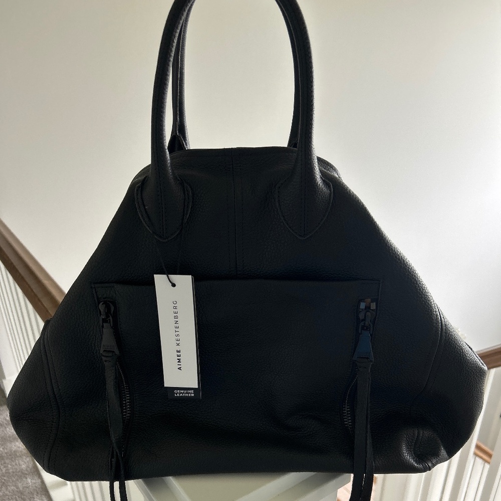 Aimee Kestenberg Sunbury Tote Bag Black NWT